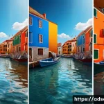 행정안전 업무의 디지털 기술 활용법 - Here are three detailed image prompts: